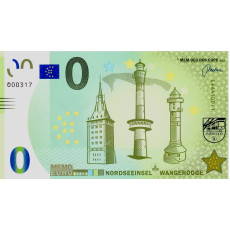 0 Euro biljet Nordseeinsel Wangerooge